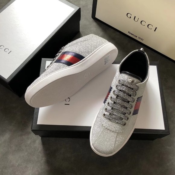 newgUCCI LEATHER CASUAL SHOES FOR WOMEN